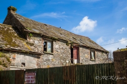 An old farm building is declared unsafe. County Cork, Ireland