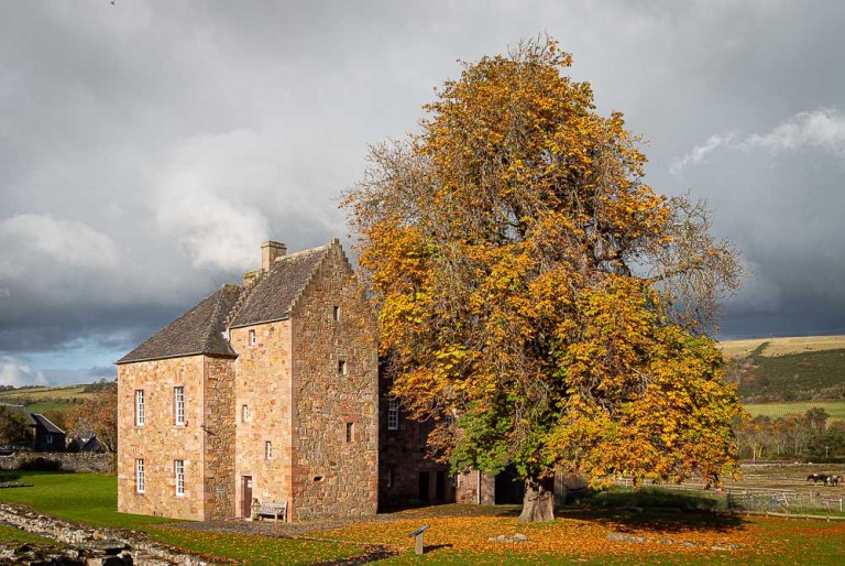 The Commendator's House Museum in the grounds of Melrose Abbey.